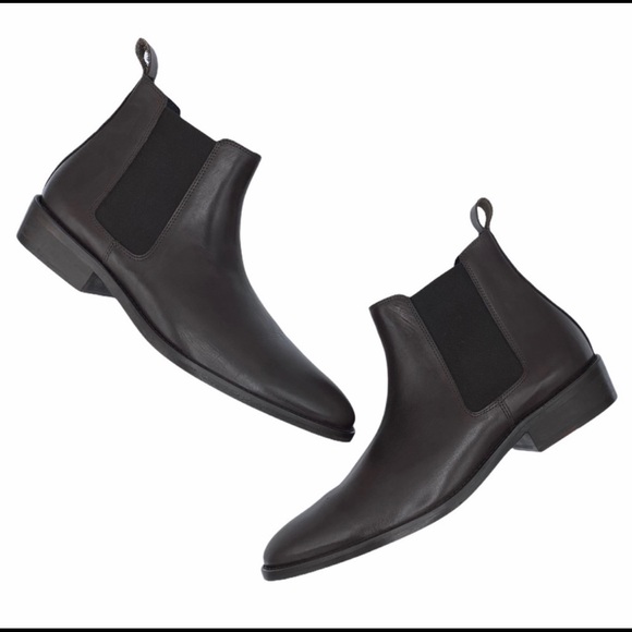 Sandro Paris Chocolate Brown Chelsea Boot SZ 42/8 - Picture 6 of 8